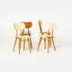 Set of 4 dining chairs by TON, Czechoslovakia, 1960s
