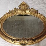 Miroir ovale Napoléon III