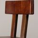 Chaise en acajou par Christian Durupt - Méribel - 1960