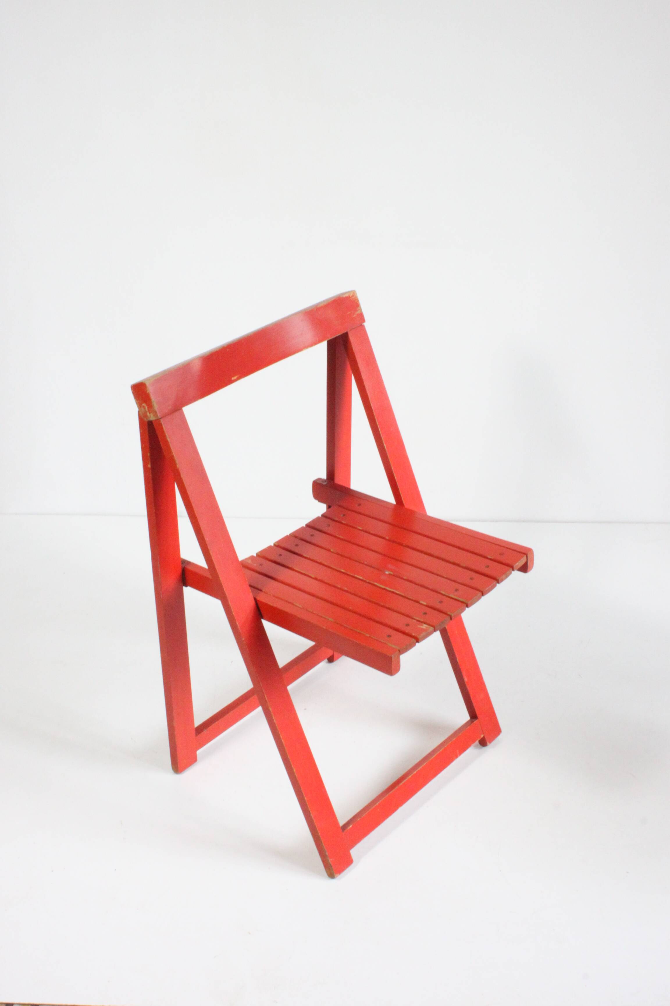 Vintage wooden folding chairs 1960s