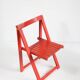 Vintage wooden folding chairs 1960s