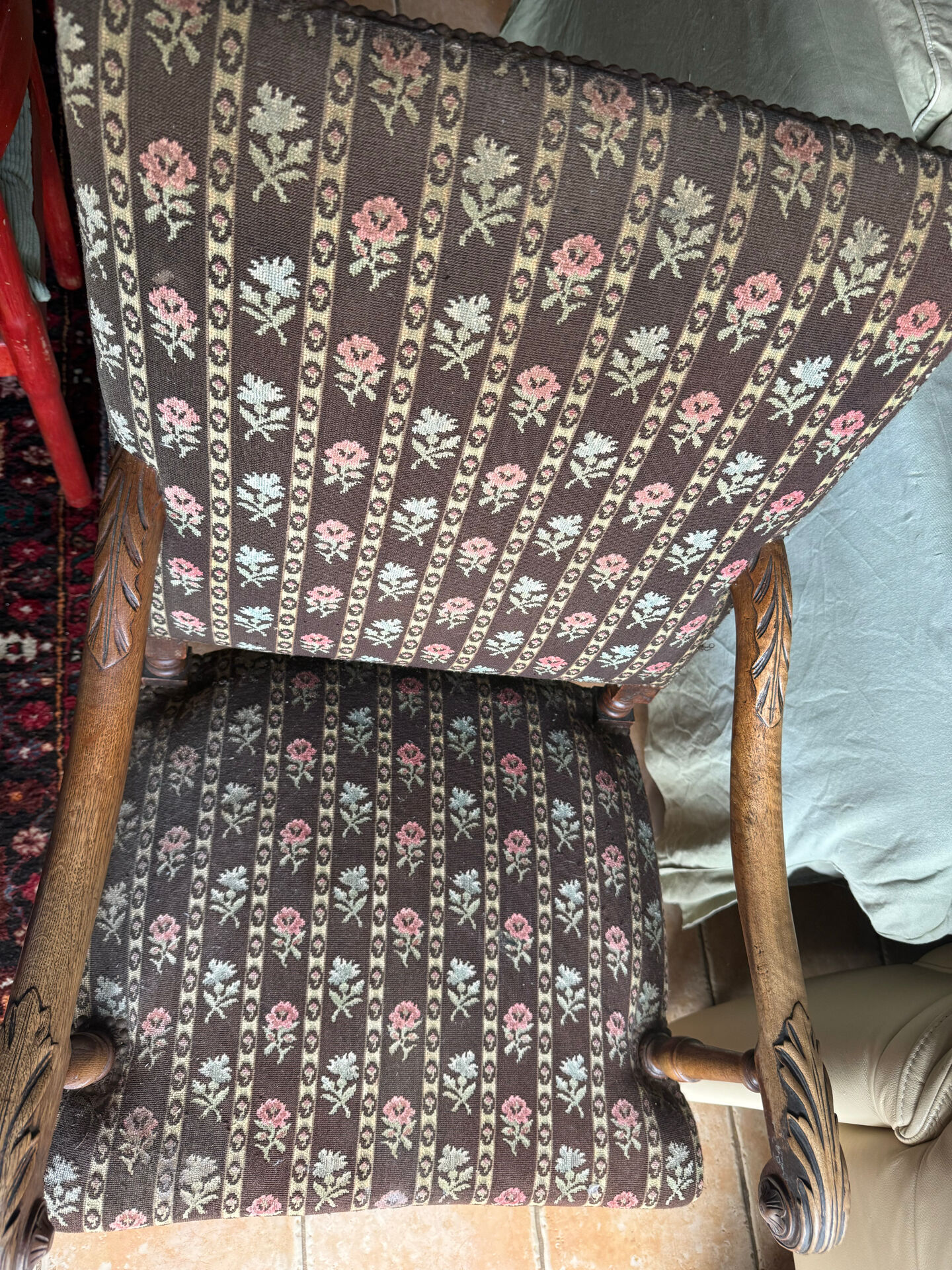 Louis XIII style armchair