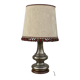 Large vintage patinated metal lamp from the 1970s.