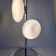 Italian design lamp Fabas Luce – Double adjustable pebble – Chrome &