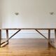 Farm table in solid old oak - Millau 200 by 100 cm