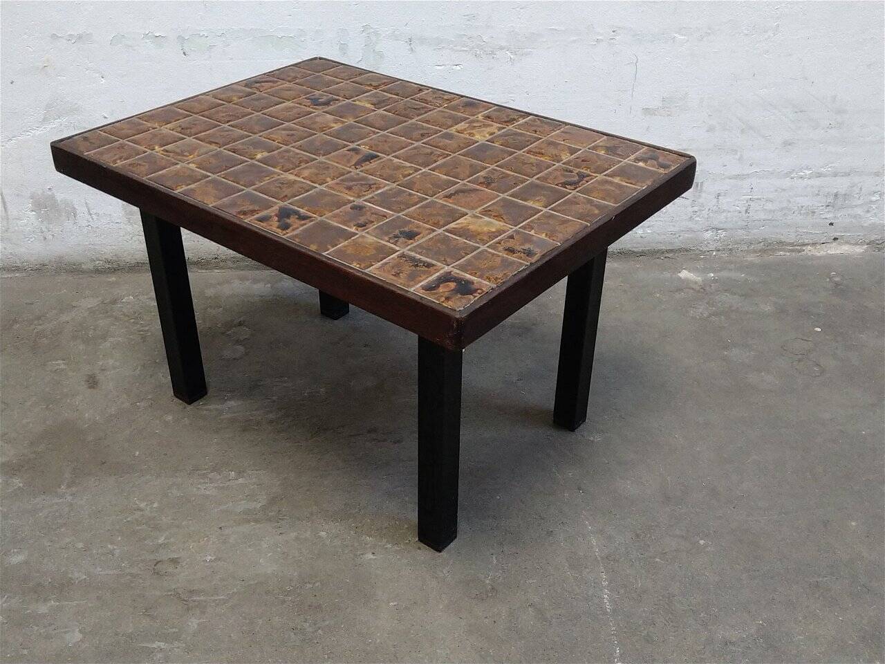 Vintage tile table