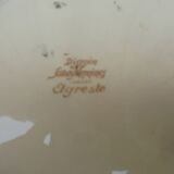 Sarreguemines AGRESTE soup tureen with flower decoration
