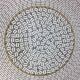 Large Round Mosaic Coffee Table by Berthold Muller, 1950s