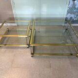 Set of 2 Coffee tables in the style of Pierre Vandel