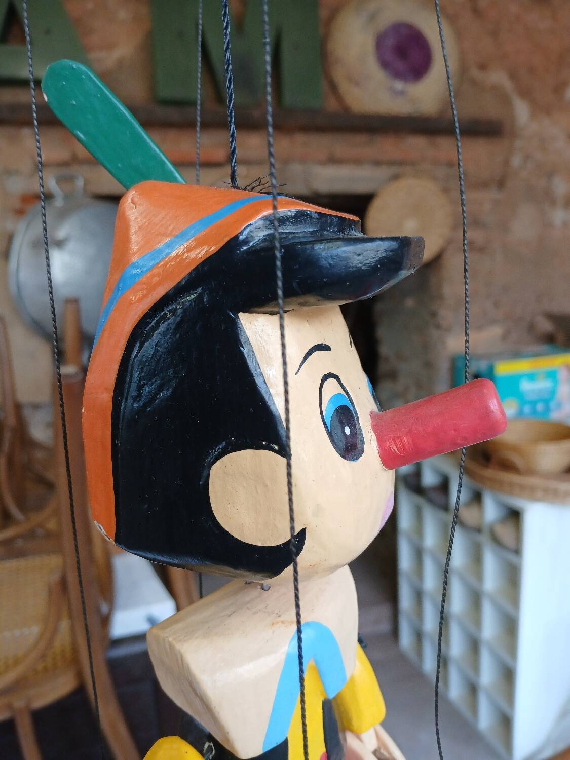 Marionnette en bois Pinocchio