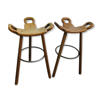 Duo de tabourets de bar 'Marbella'