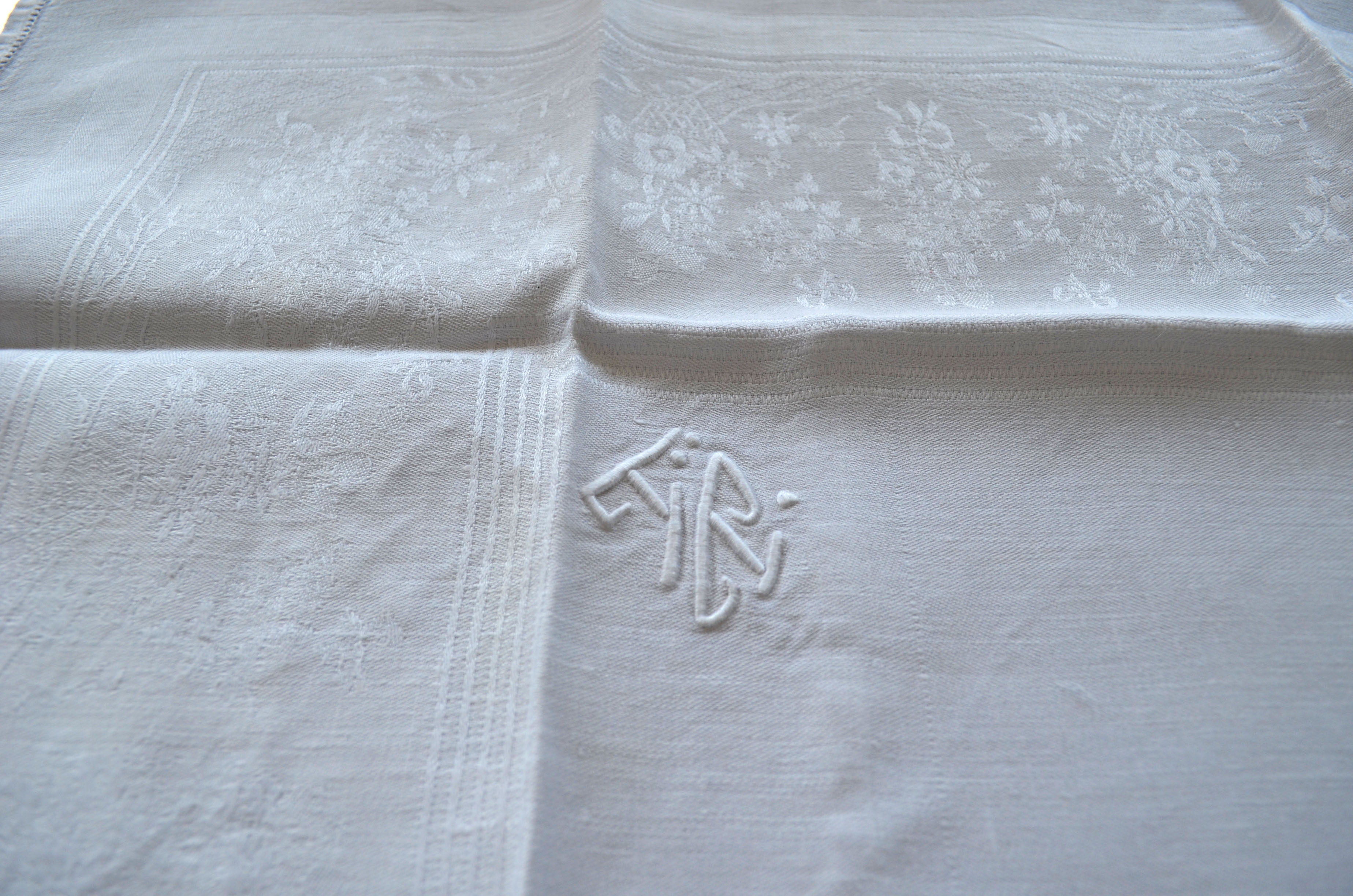 antique monogrammed napkins