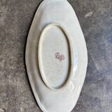 Gien dish in ecru and brown ironstone