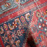 Antique Persian Hamadan handmade rug 129 x 203 cm 1920s - 1C1224