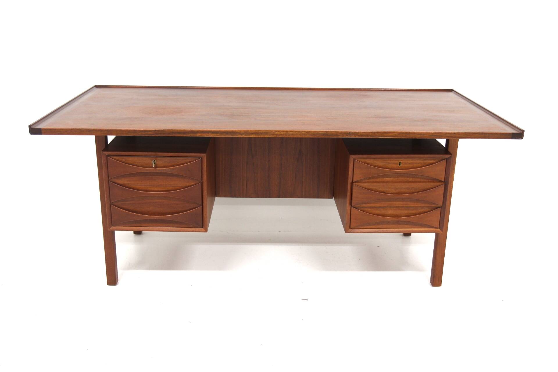 Scandinavian desk in teak, "Model 75", Niels Clausen, Denmark, 1960