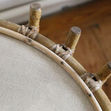 Nice rattan coffee table, vintage