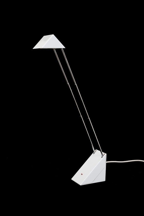 Postmodern desk lamp with telescopic arm / 1980s
