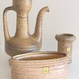 Wabi-Sabi Ceramics Set by Marius Van Woerden, Vest Keramiek, 1960s