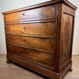 Louis Philippe Period Chest Of Drawers In Walnut