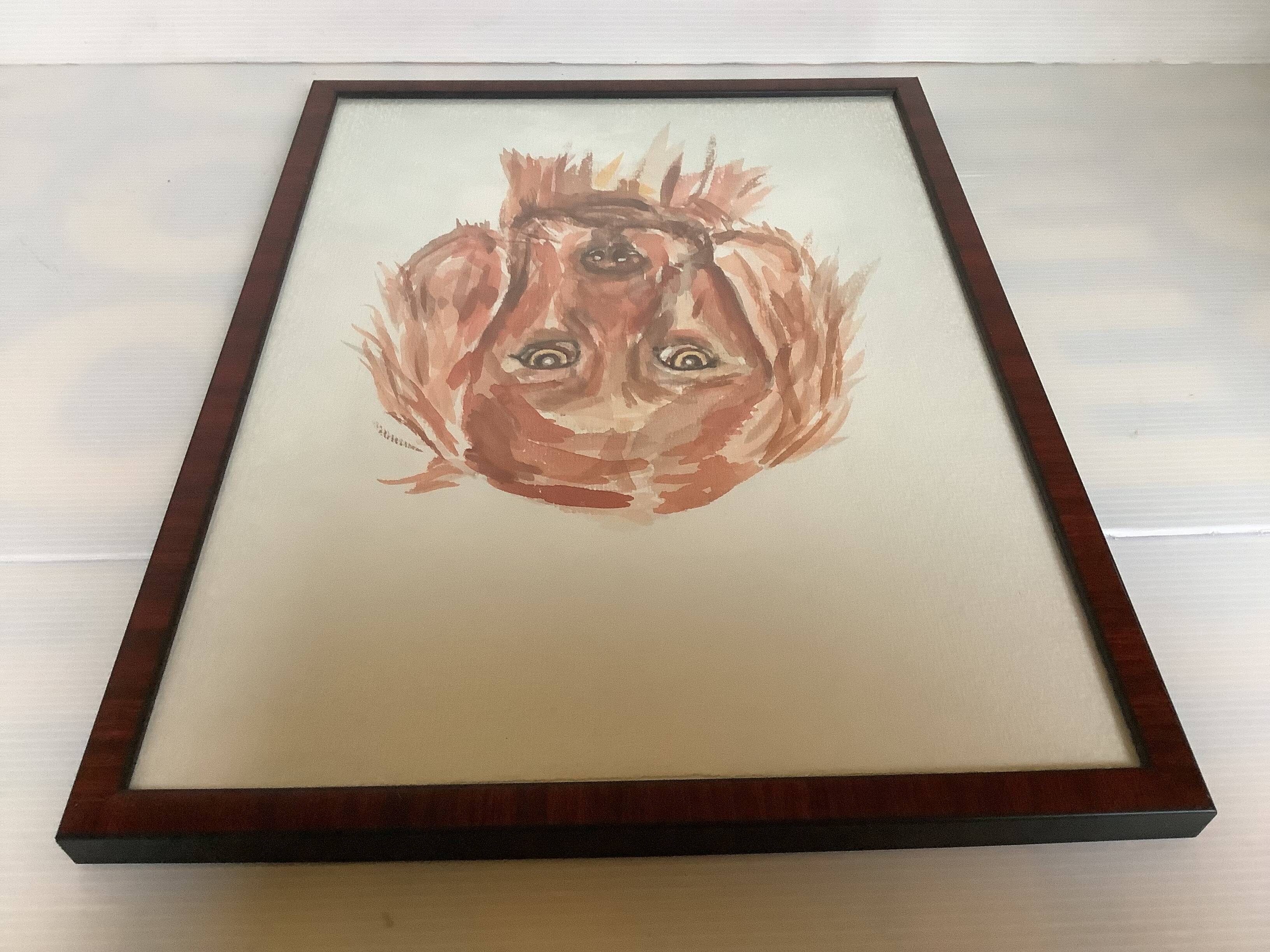 Setter dog watercolor