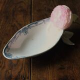 Ravier in blue iron clay Sarreguemines Vaucluse