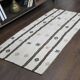 Flat vintage kilim hallway rug