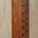 Pair of large open bookshelves Poul Hundevad Mid Century Modern in teak