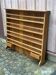1920s solid oak wall library 130cm