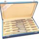 Coffret 12 couteaux anciens acier Fontenille Périgueux
