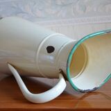 Vintage cream enamelled broc