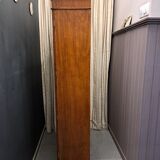 Mahogany and leather cardboard box