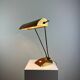 JUMO desk lamp in brass and leather by Eileen Grey, 1930