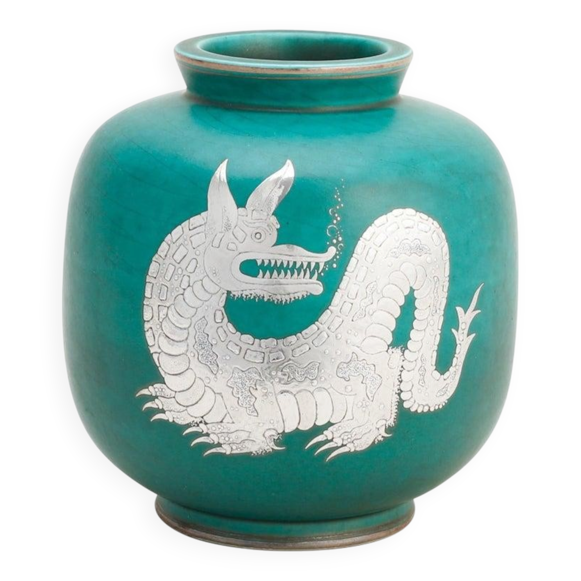 Vase Wilhelm Kage Gustavsberg Sweden, 1950. Signed and dated.