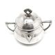 Art Nouveau sugar bowl, silver-plated brass, WMF, Germany, early 20th century