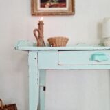 Farm table - Pastel blue dressing table