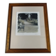 two framed photographs Giverny Alan Blaustein