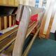 School desk in solid oak, 2 places