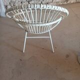 Chaise enfant en rotin années 60
