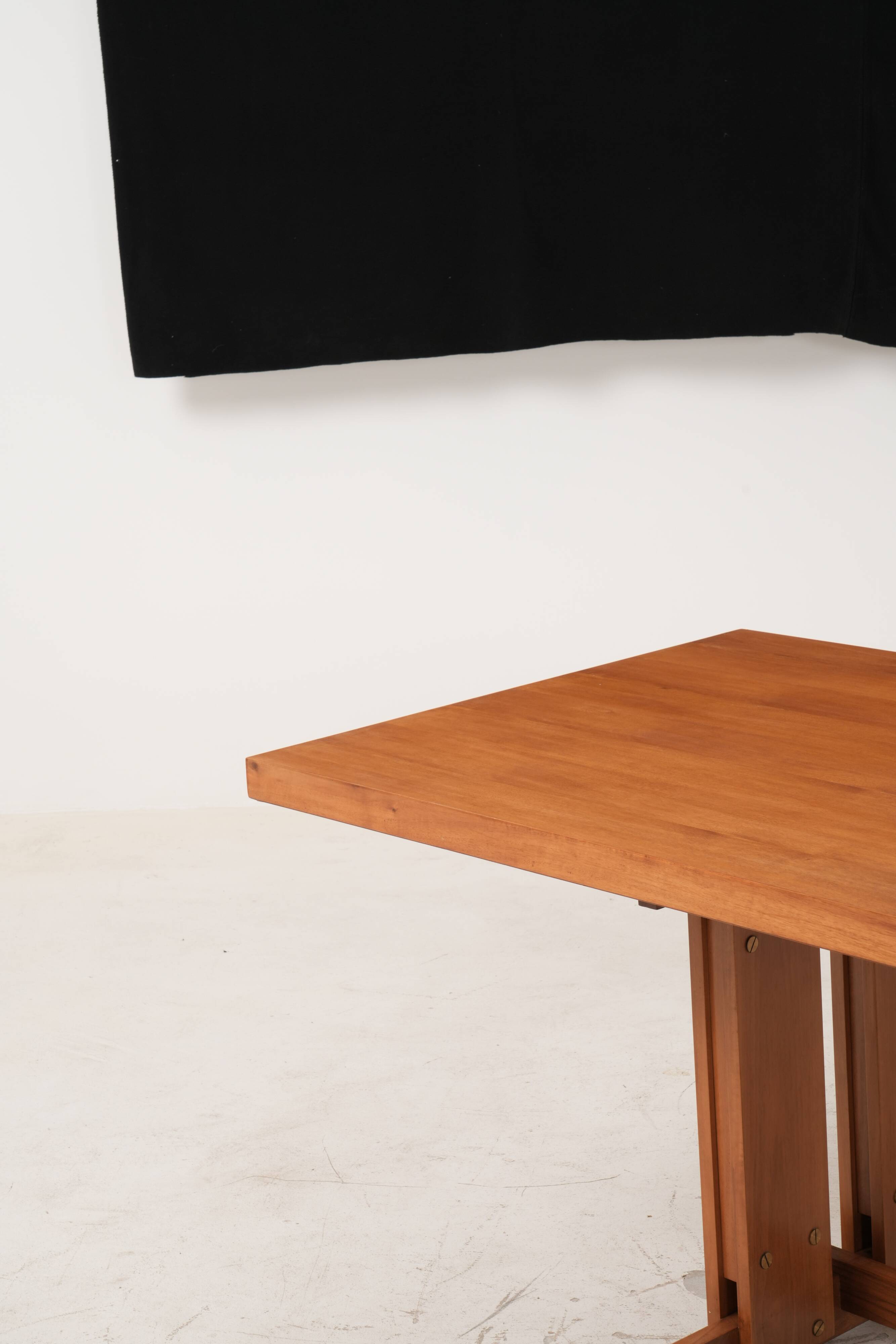 Ilmari Topiovaara/ Large Dining Table (wood)/ Vintage Design Dining Table