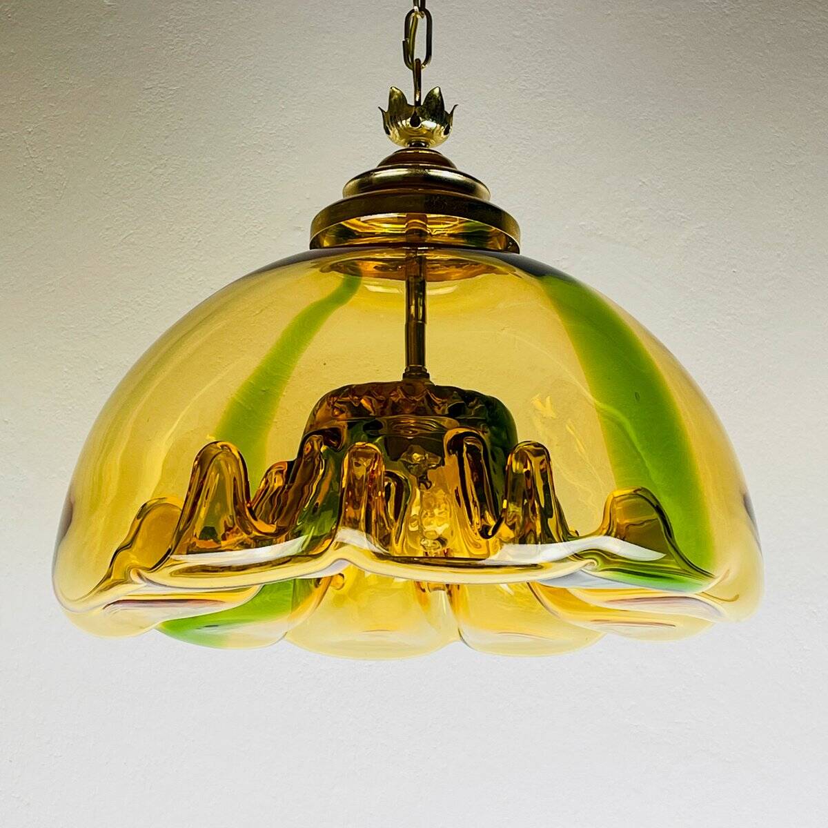 Mid-Century Murano Hanging Lamp Medusa, Italy, 1960s