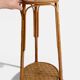 Table d'appoint, support à plante en bois, bambou et roseau, années 1960