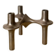 STOFF Nagel candle holder in real metal, 1960