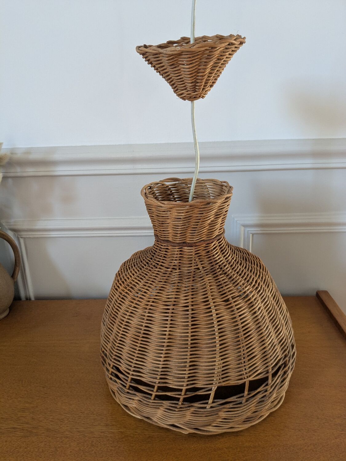 Suspension osier vintage