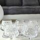 Lot 5 x Peill & Putzler Cognac Glasses. Mod. Granada. lead crystal