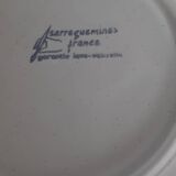 2 Sarreguemines porcelain soup plates