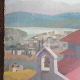 Marc Batime - Oil on canvas - 46 x 65 cm - convent St Just - Lyon