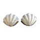 Pair of vintage art deco style shell wall lights