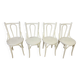 Série de 4 chaises bistrot vintage