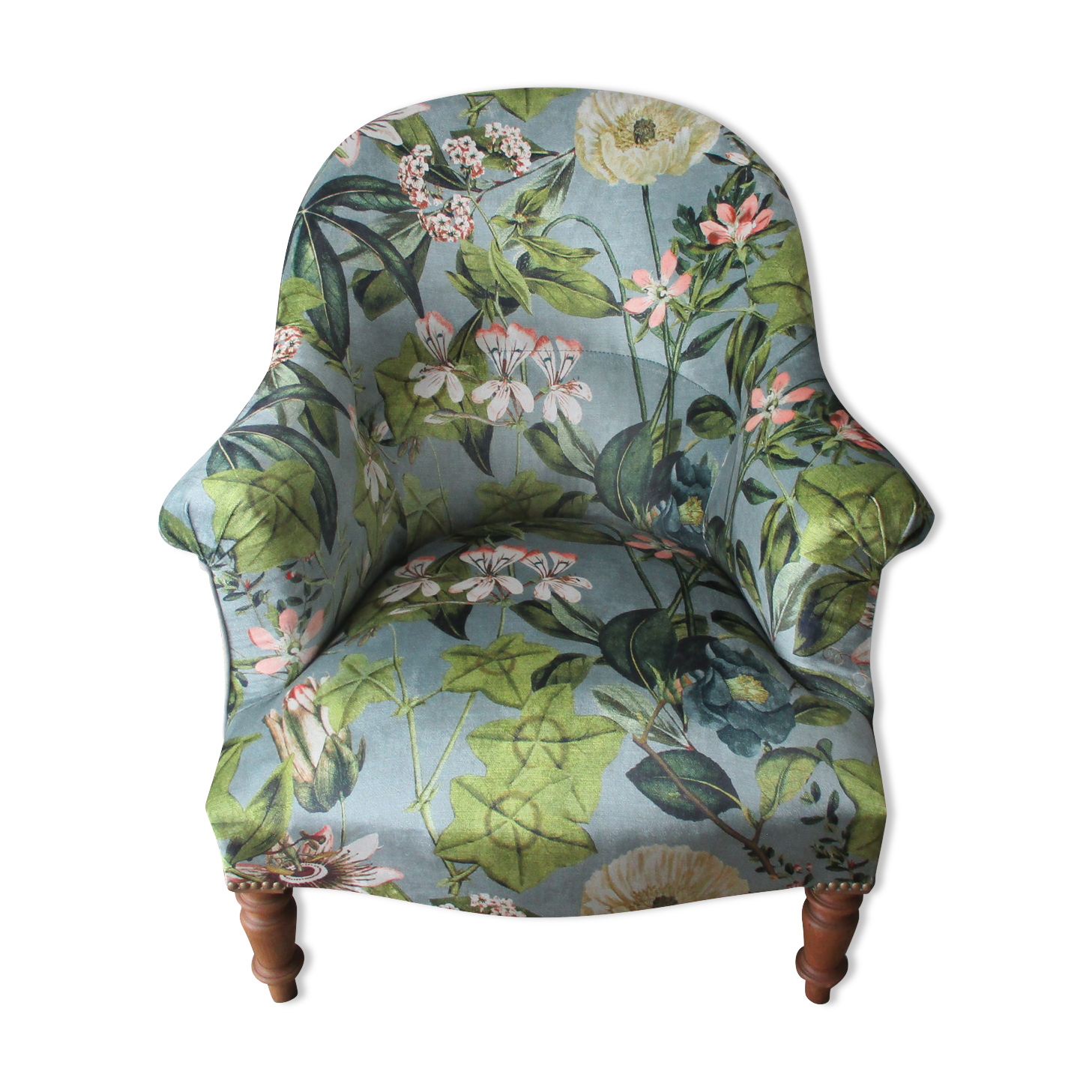 Flowery toad armchair