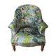 Fauteuil crapaud fleuri